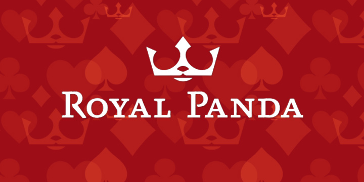 The famous Royal Panda logo on the official RP background.